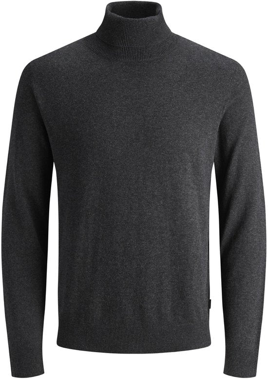 Jack & Jones - Herrenpullover Emil Knit Rollkragen - Grau - Größe XXL