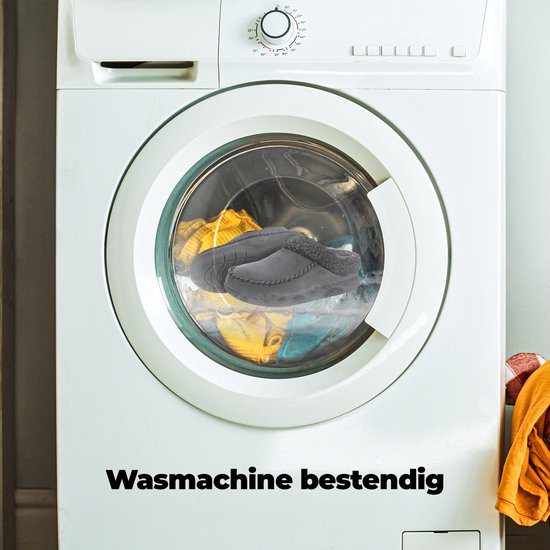 Hausschuhe Herren - Hausschuhe - Größe 44/45 - Grau - Rutschfest - Comfeet