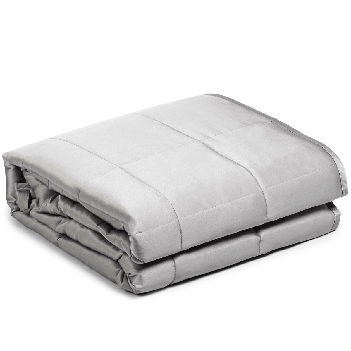 Litollo - Gewichtsdecke - 8 kg - Langlebiges Bambusmaterial - 150x200cm - Grau
