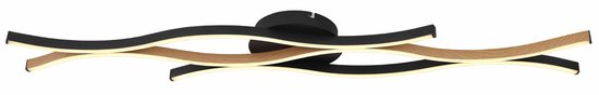Globo Deckenleuchte Geronimo - schwarz - Metall - 67206DW