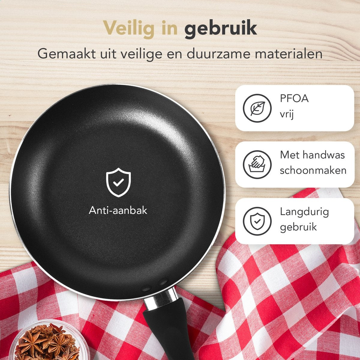 Rochester 18-teiliges Topfset mit Deckel - Kochtöpfe - Bratpfannen Steal Pfannen - Aluminium - Schwarz