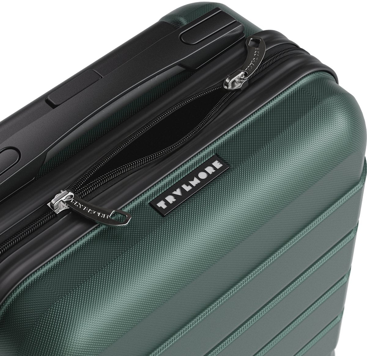 TRVLMORE Handgepäckkoffer für unter den Sitz – 40 x 30 x 20 cm – 24 l – TSA-Schloss – 2 Rollen – Dunkelgrün