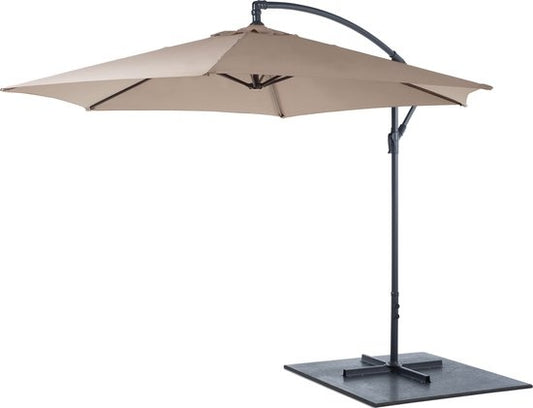 Lifetime Garden Schwimmendes Sonnensegel - Sonnensegel - 300 x 300 x 245 CM - Verstellbar - Taupe