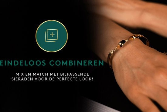 Laura Ferini Damenarmband Sera Gold - Gold Armreif - 18K Gelbgold vergoldet - Schmuck - Accessoires - Schmuck - Damenarmband - Gold