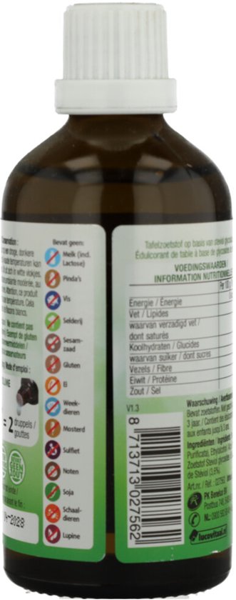 Lucovitaal Stevia flüssig – 100 ml – Nahrungsergänzungsmittel