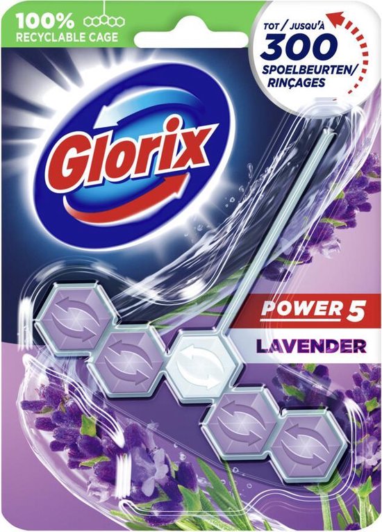 Glorix Toilettenstein Lavendel