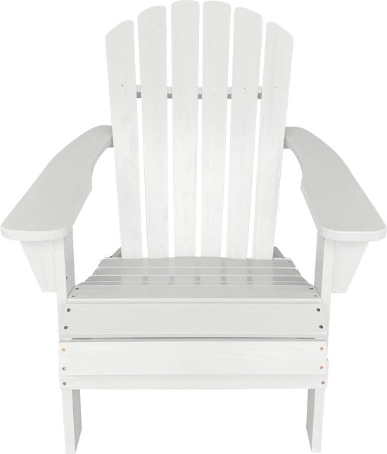 AXI Carmen Adirondack-Stuhl – Loungesessel aus Holz mit Armlehnen – Hohe Rückenlehne – 90,5 x 78,4 x 93 cm