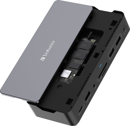Verbatim CDS-15SSD Kabelgebundener USB 3.2 Gen 1 (3.1 Gen 1) Typ-C Schwarz, Grau