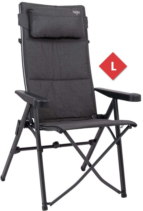 Crespo Klappstuhl - AP/740 - Tex-Komfort - Grau