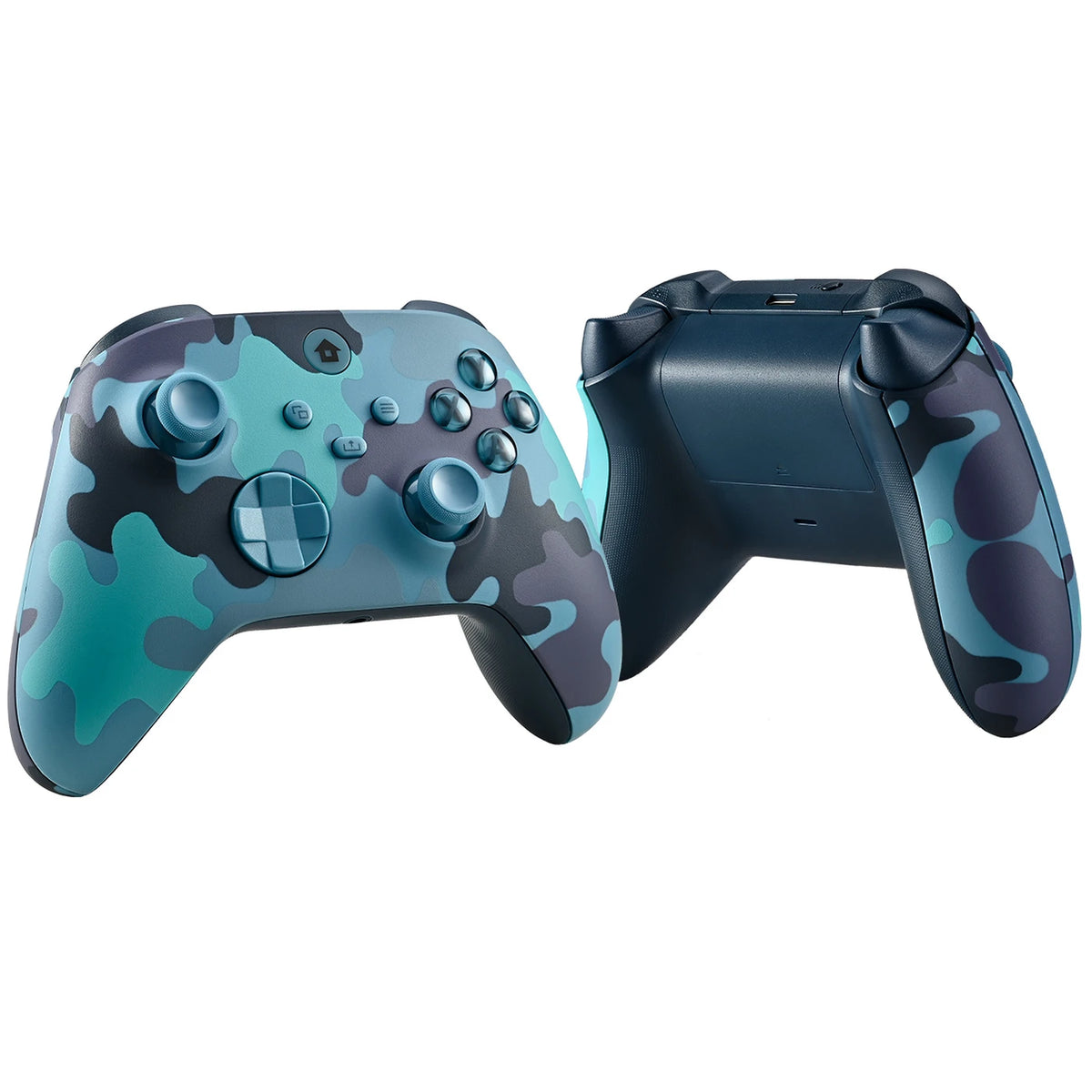 Rexsun WR007 Kabelloser Gamecontroller – Camouflage-Blau – 2,4 GHz, Xbox One/PC, Vibrationsfunktion
