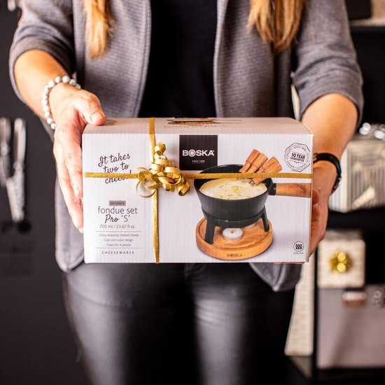 Boska Fondue-Set Pro S - Käsefondue - für 350 Gramm Käse - 700 ml
