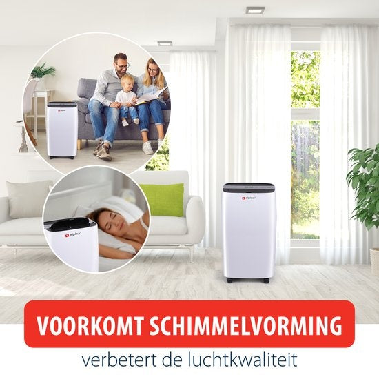 alpina - Luftentfeuchter und Luftreiniger - Leise: 46 dB - Entfeuchtet bis zu 10 l pro Tag