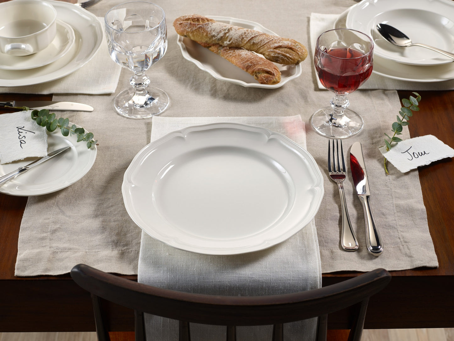 Villeroy & Boch Manoir Essteller – 26 cm – Weiß – Porzellan