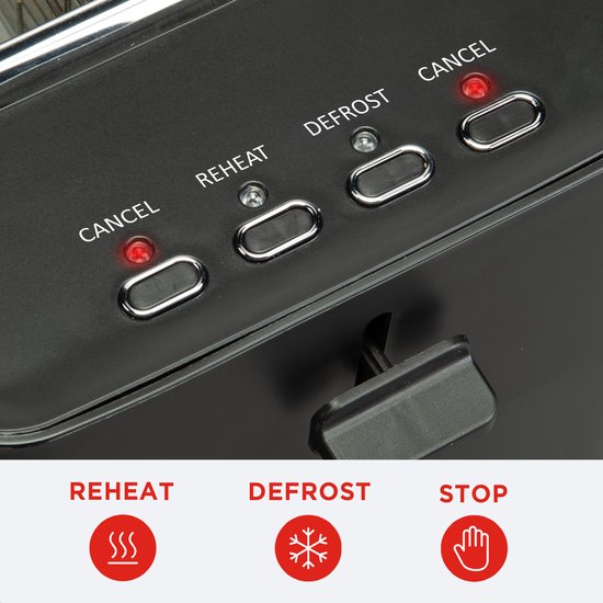 Bourgini Toasti Toaster - Toaster mit Toasti-Clips - Schwarz- Extra breiter Schlitz, geeignet für 2 getoastete Sandwiches - Einstellbare Bräunungsstufe und Auftaufunktion