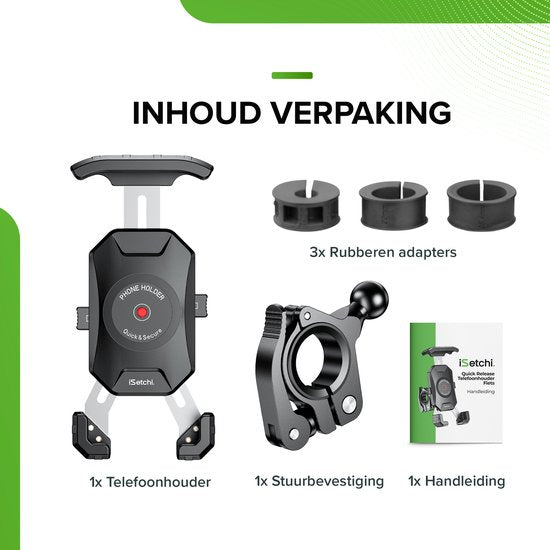 iSetchi Telefonhalter - Auto - Magnetisch - Metall - Off-Road