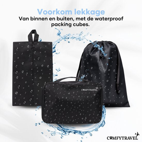 Comfytravel Packing Cubes Set - Koffer / Rucksack Reiseorganisation - Reisezubehör - Wasserdicht / 8 Stück