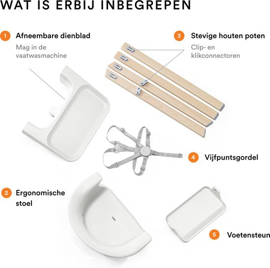 Stokke Clikk Kinderstuhl – Weiß