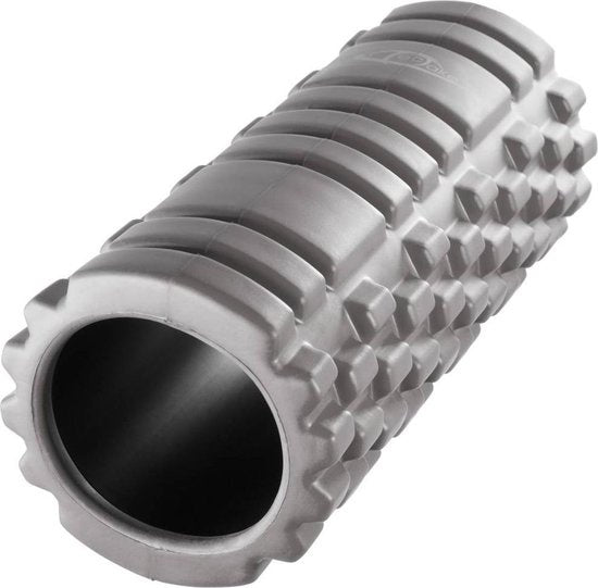 tectake - Yoga-Massagerolle Schaumstoffrolle grau -402845