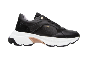 Nubikk Ross Jaden II Sneaker für Damen – Black Combi – Leder und Nubuk – Größe 37
