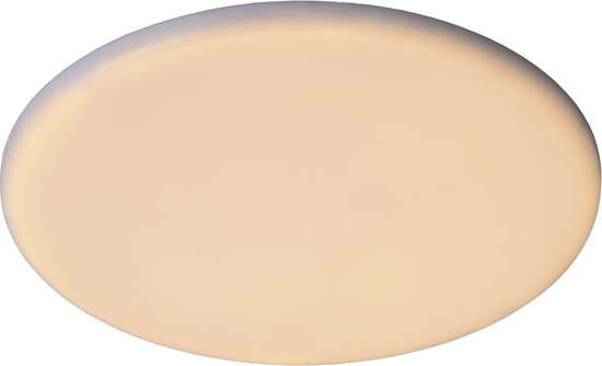 Lucide CERES-LED – Deckenleuchte (Deckenlampe) für das Badezimmer – Ø 21,5 cm – dimmbare LED – 1x30 W, 3000 K – IP44 – Schwarz