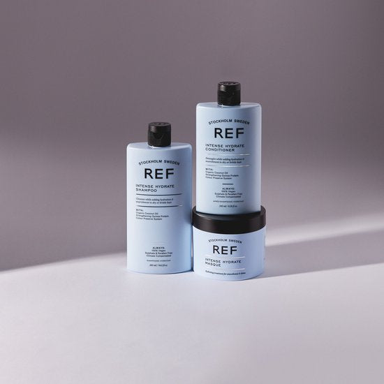 REF Stockholm – Intense Hydrate Shampoo – 1000 ml – Locken – Haar – Shampoo für trockenes Haar – Shampoo