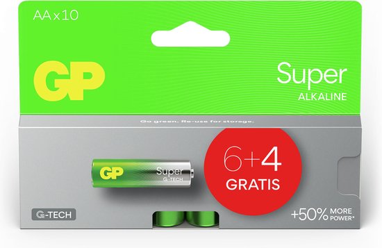 GP Super Alkaline – Batterie – AA – 10 Stück