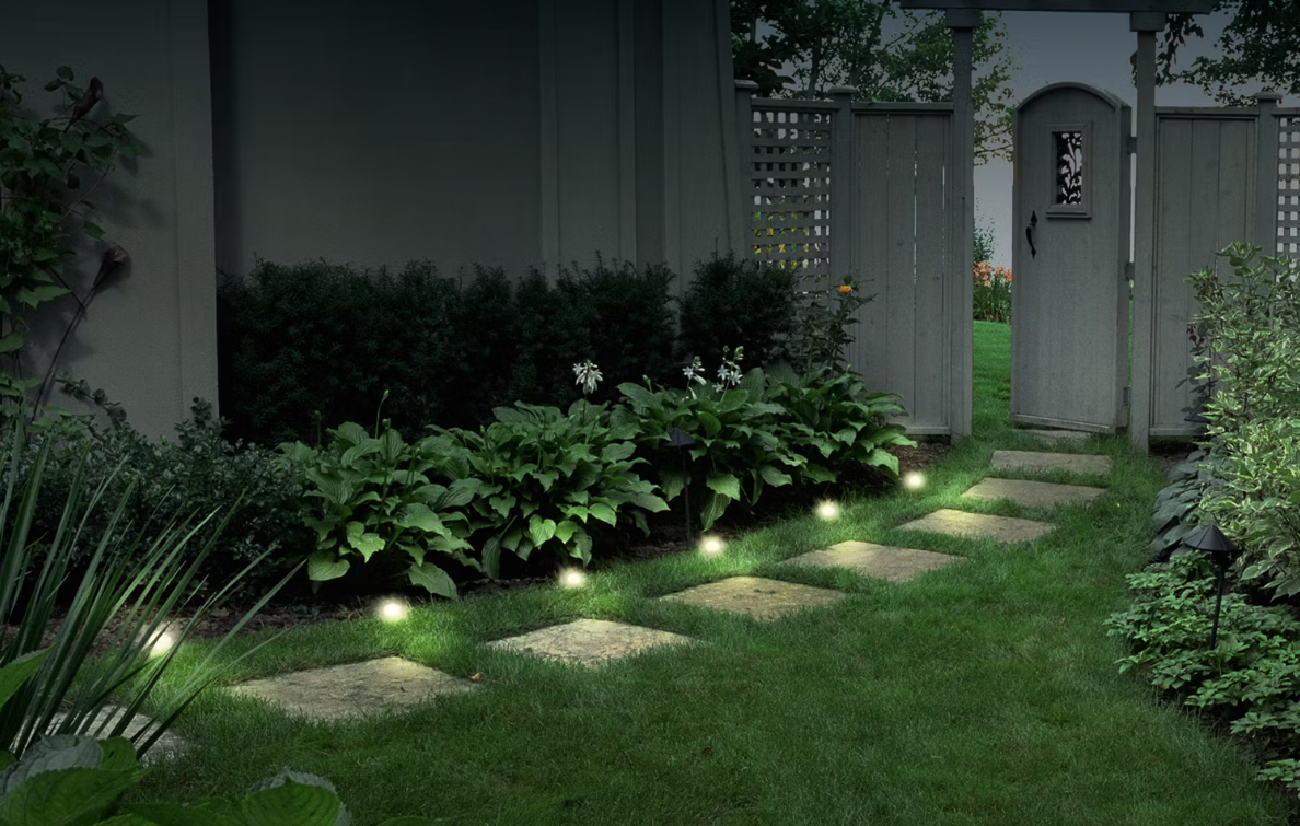 4er-Set Ledvance Endura Gartenleuchten - 9 Dots - 3000 K