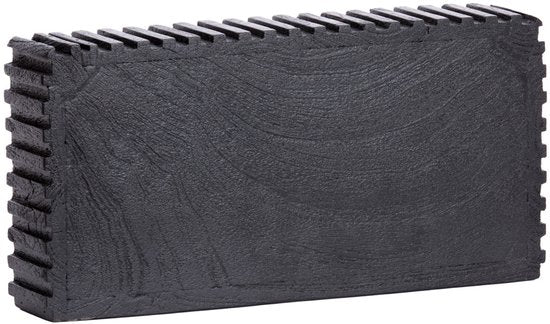 Light & Living Wandregal Gatura Mangoholz, 40cm - Schwarz