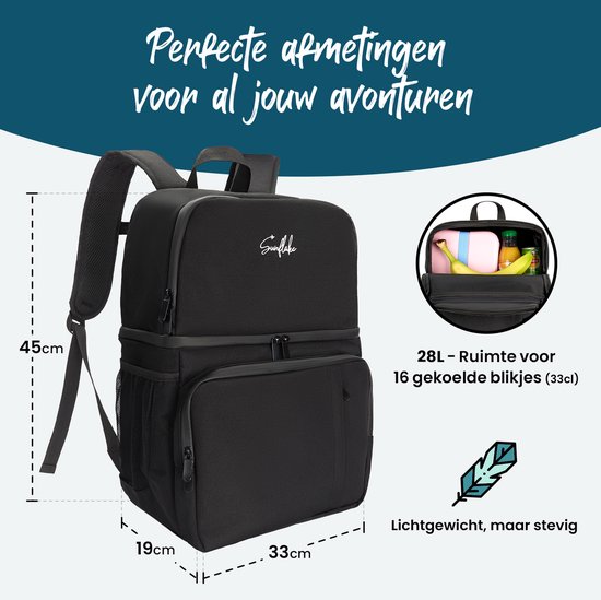Cool Backpack - 28L Cool Backpack - Cool Backpack - Cool Backpack - Schwarz - Sunflake
