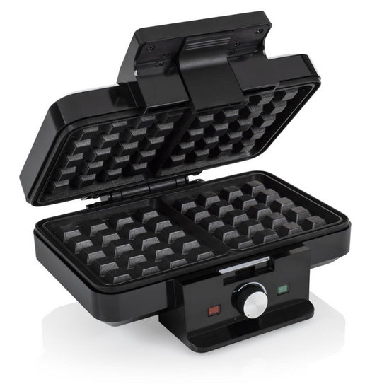 Tristar Waffeleisen WF-1165KL – Belgische Waffeln – 22 x 13,5 cm – Schwarz