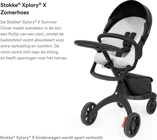 Stokke Xplory X Sommerbezug Light Grey
