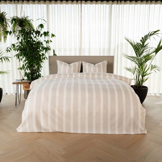 Kayori Dasshu Bettbezug aus Baumwollsatin – 260 x 200–220 – Einzelbetten – Grau