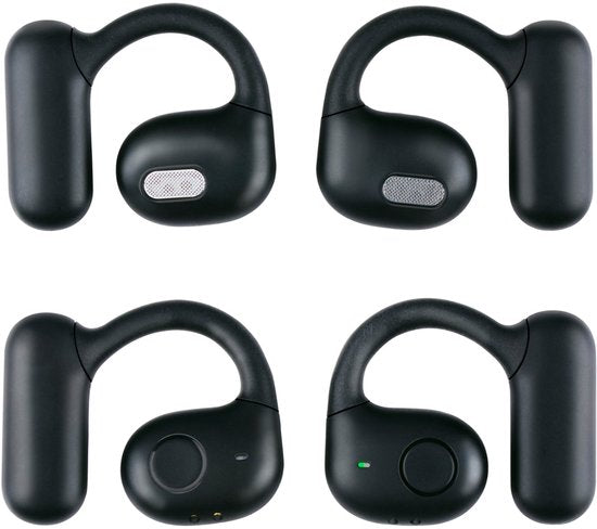 Grundig Kabellose Ohrhörer OWS Bluetooth – Kabellose Ohrhörer mit USB-C-Ladecase – In-Ear-Ohrhörer mit 4 Stunden Wiedergabezeit – Schwarz