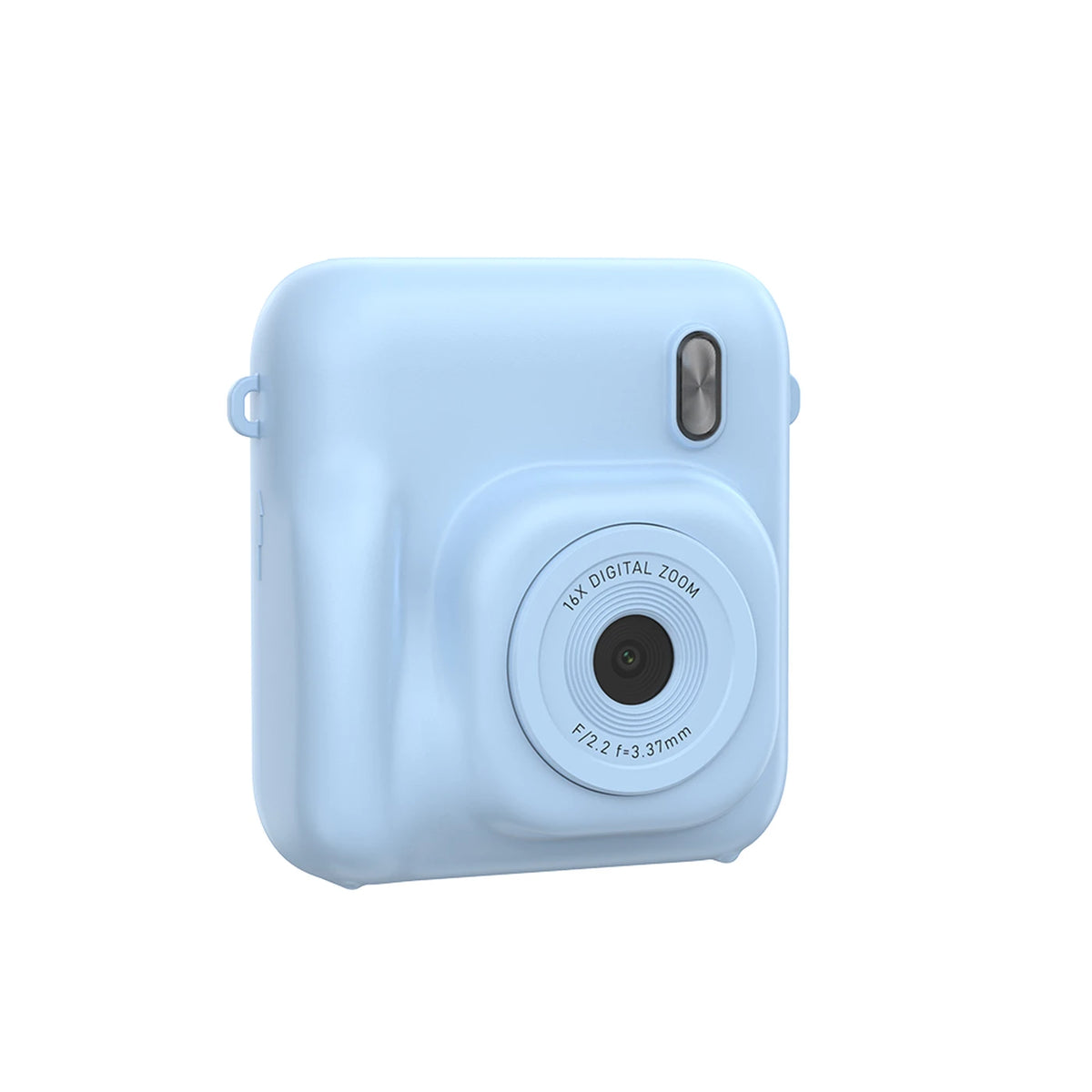 Songdian Kinderkamera mit Sofortdruck DC506 – Blau – 48 MP – Doppelkamera – LED-Blitz – Auch als Webcam nutzbar