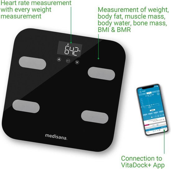 medisana BS 602 – Connect Körperanalysewaage (WLAN)