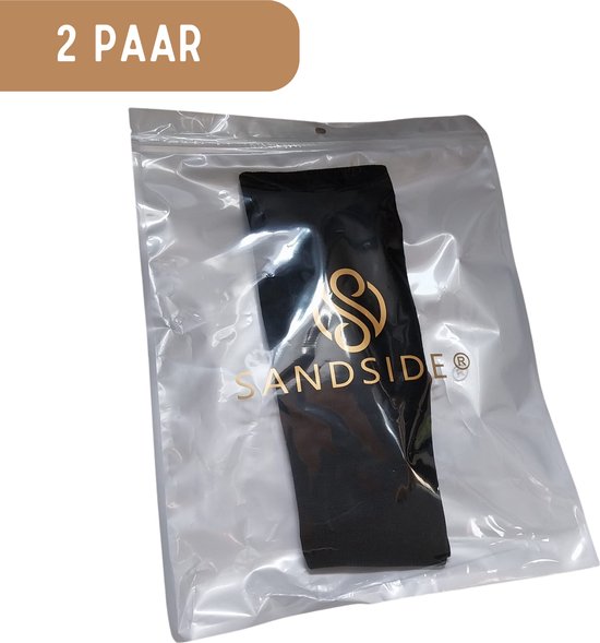 Sandside Compression Socks Premium Daily Use - 2 Paar - Stützsocken Damen und Herren - Kompressionssocken - Laufsocken - Sportsocken - Größe 36-40 S/M