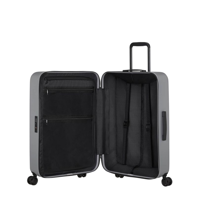 Samsonite Quadrix Hartschalenkoffer 68 cm Silber