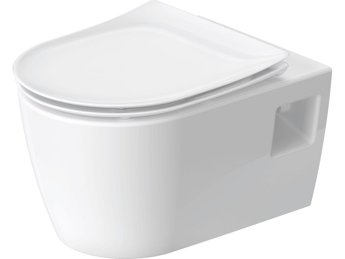 Duravit Rimless Design-Toilette – SoftClose-Sitz – Wand-WC-Set