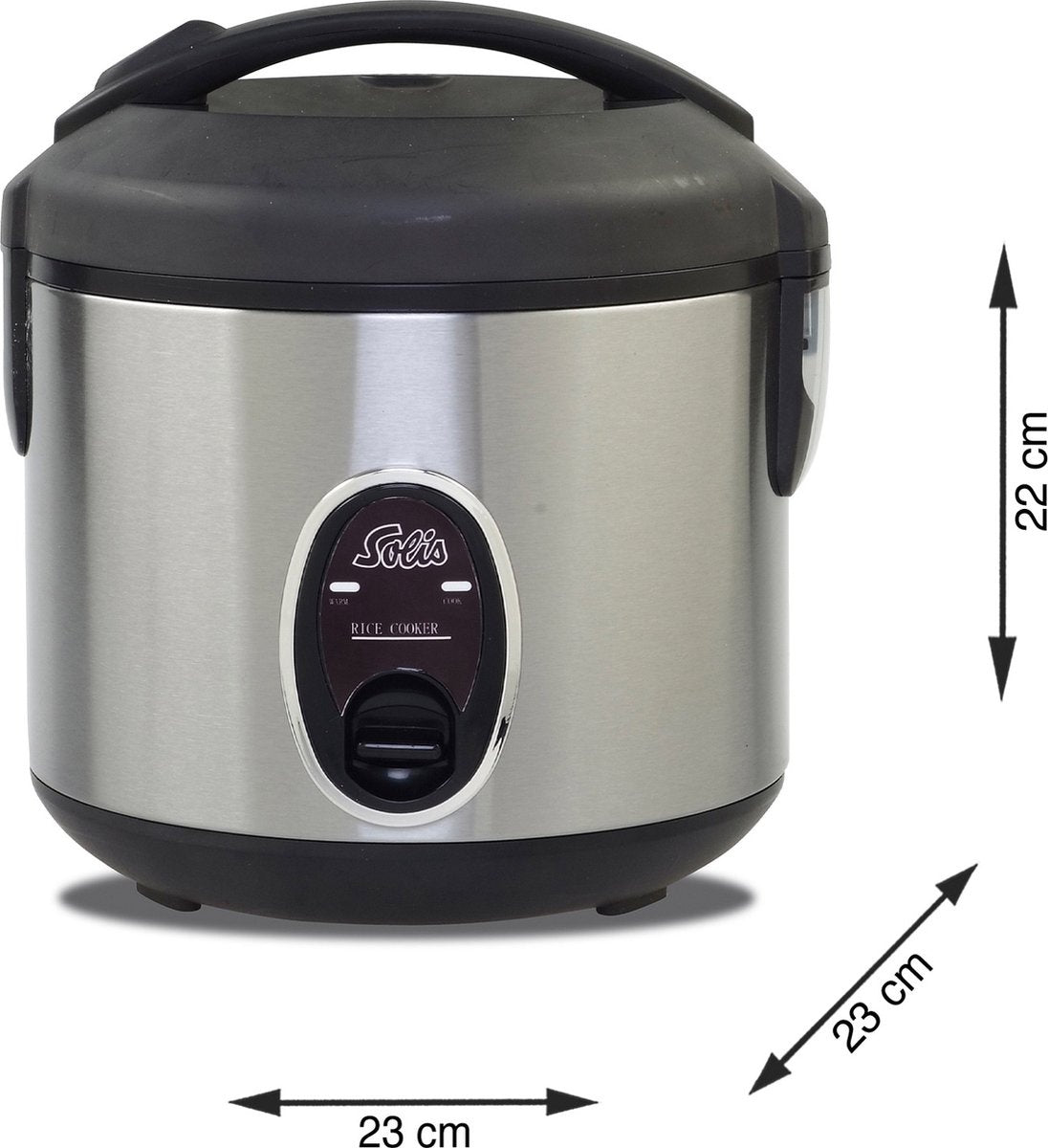 Solis Compact Reiskocher 821 Reiskocher - Reiskocher - 4 Portionen - Silber
