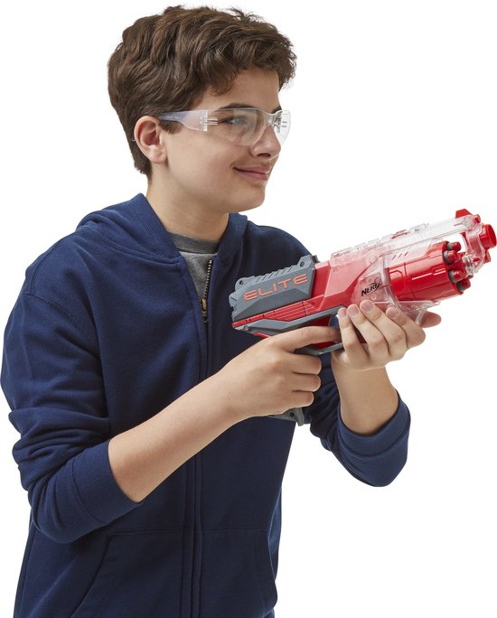 NERF Elite Disruptor – Transparent/Rot
