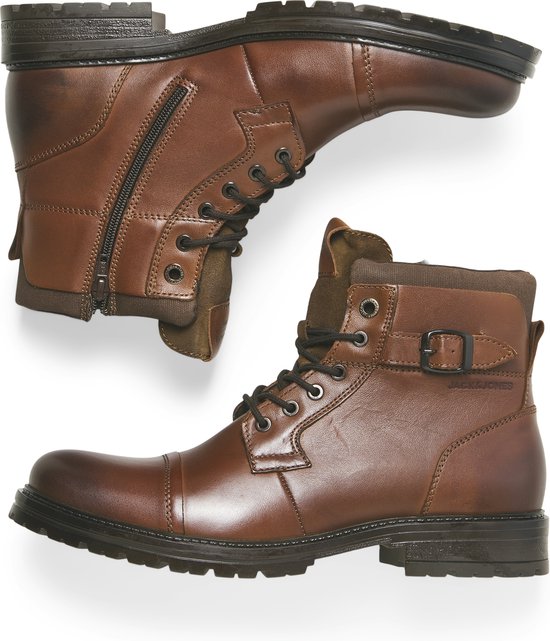 JACK&JONES – JFWDEXTER LEDERSTIEFEL SN – Herren – Stiefel - Größe 41