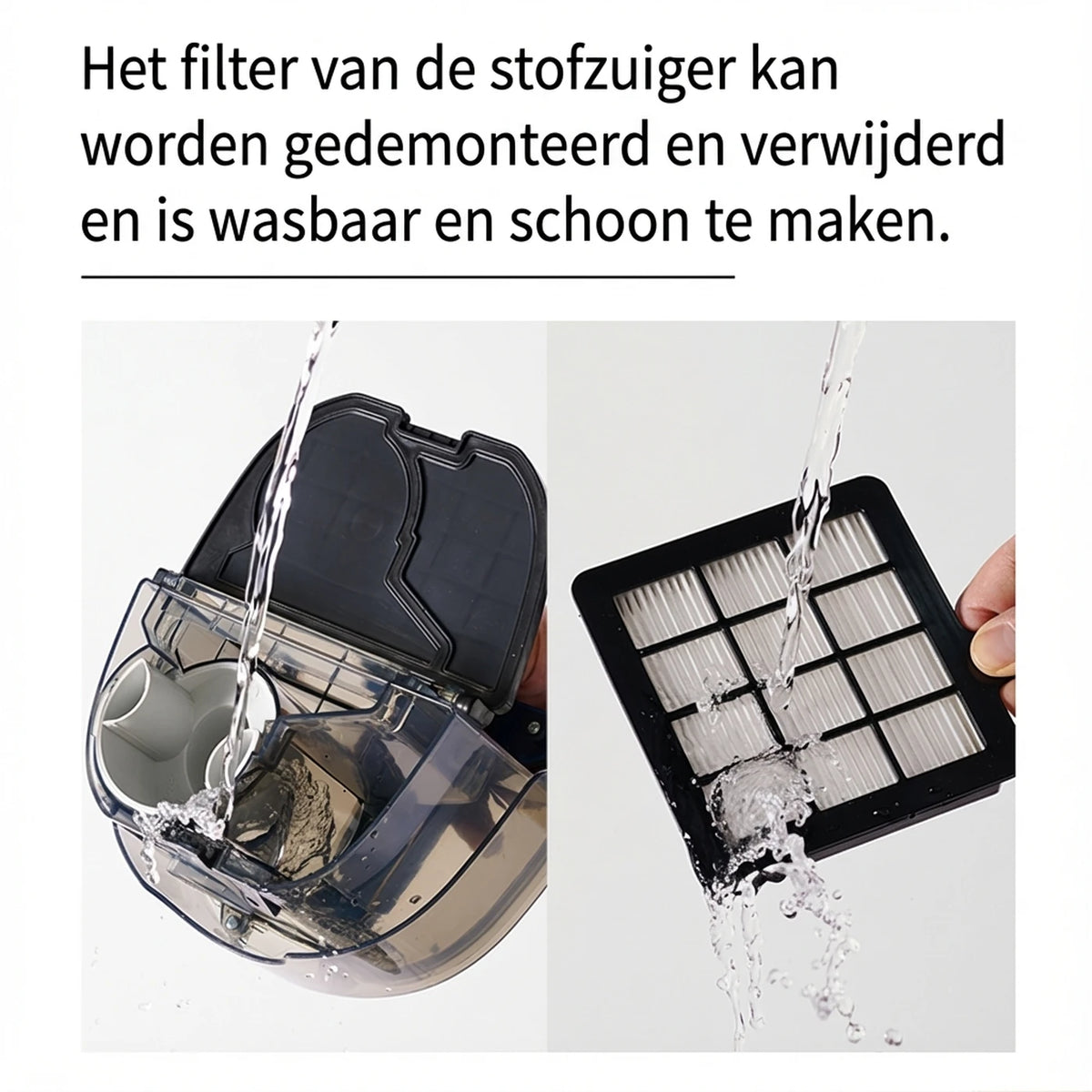 Ochama Multifunktions-Staubsauger mit Kabel 800 W – 17,5 kPa – 1,1 l – Automatische Kabelaufwicklung – Waschbarer Filter