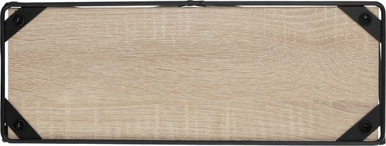 tectake - 2 Wandregale Rockport Industrie hellbraun - 404432