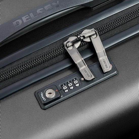 Delsey Comete Plus Trolley-Koffer - 67 cm - Schwarz