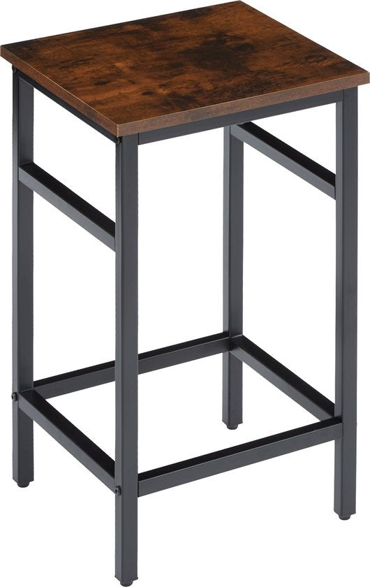 tectake - Bistrotisch-Set / Stehtisch-Set Edinburgh industrial dark - 404306