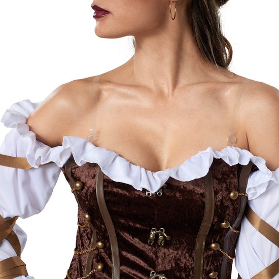 dressforfun – Steampunk-Palastwächterin für Damen, Größe S – Kostüm, Halloween, Verkleidung, Partykleidung, Karnevalskleidung, Karneval, Festkleidung, Partykleidung – 302315