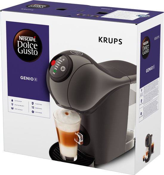 Krups Nescafé® Dolce Gusto® GENIO S KP243B - Kaffeetassenmaschine - Anthrazit