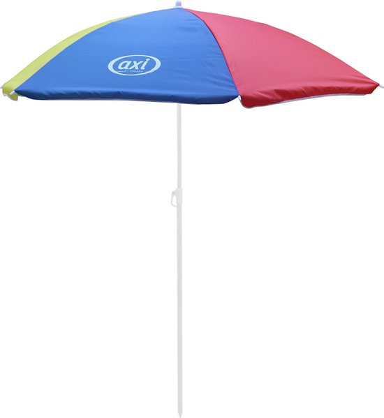 AXI Nick Zand & Water Picknicktisch in Regenbogenfarben – Verstellbarer Sonnenschirm – FSC-zertifiziertes Holz – Picknicktisch aus Holz für Kinder