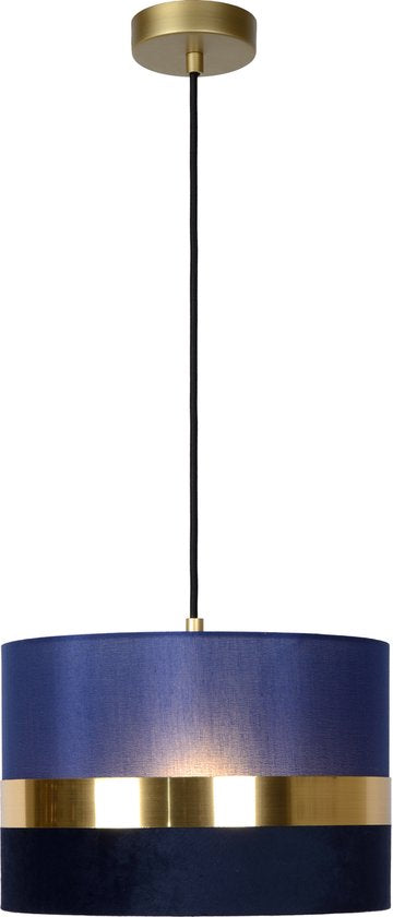 Lucide EXTRAVAGANZA TUSSE – Hängeleuchte – Ø 30 cm – 1xE27 – Blau