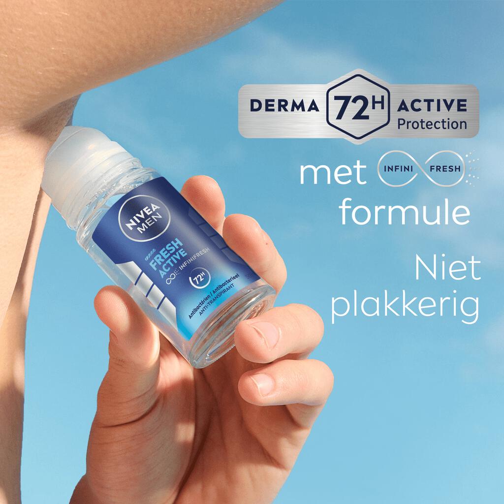 NIVEA MEN Fresh Active Deodorant Roller - 50 ml